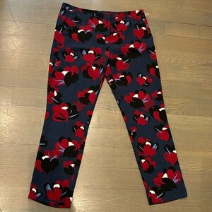NWOT French Kookai Pants (with Pockets and Red Hearts)